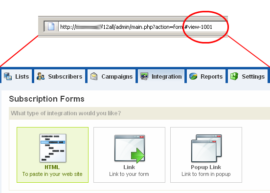 Screenshot of ActiveCampaign email marketing software