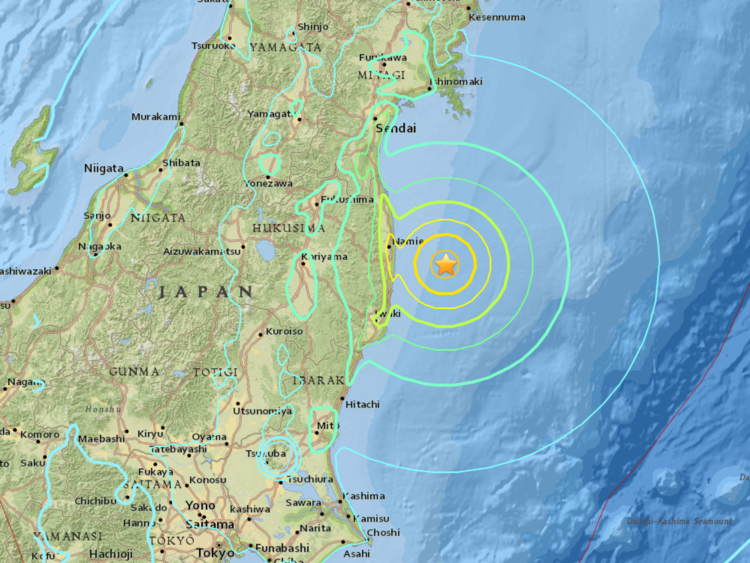  News Powerful Earthquake strikes off Fukushima in Japan, ‘tsunami warning issued’