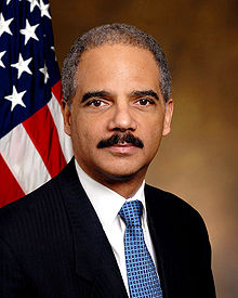 Eric Holder (image wikipedia commons - http://en.wikipedia.org/wiki/Eric_Holder)