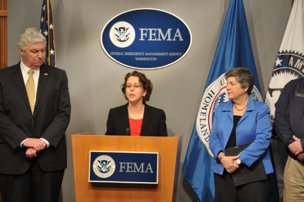 Washington, D.C., March 13, 2012 -- Cecilia Muñoz, Director of the White House Domestic Policy Council, discusses the new partnership between AmeriCorps' Corporation for National and Community Service and FEMA. The new partnership is designed to strengthen the nation’s ability to respond to and recover from disasters while expanding career opportunities for young people.